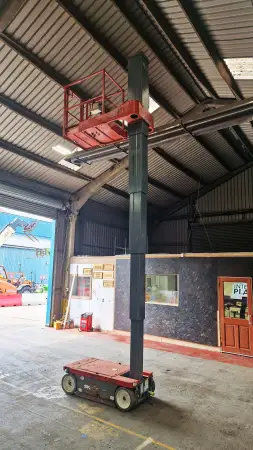 Click Here To Enlarge This Photo Of SkyJack Mast Lift - SJ16 - IP103658