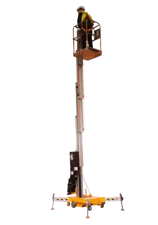 Click Here To Enlarge This Photo Of Haulotte Mast Lift - Quick Up 12
