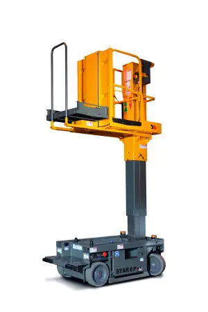 Click Here To Enlarge This Photo Of Haulotte Mast Lift - Star 6 Picking