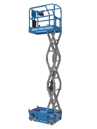 Click Here To Enlarge This Photo Of Genie Scissor Lift - GS-1432-E-Drive